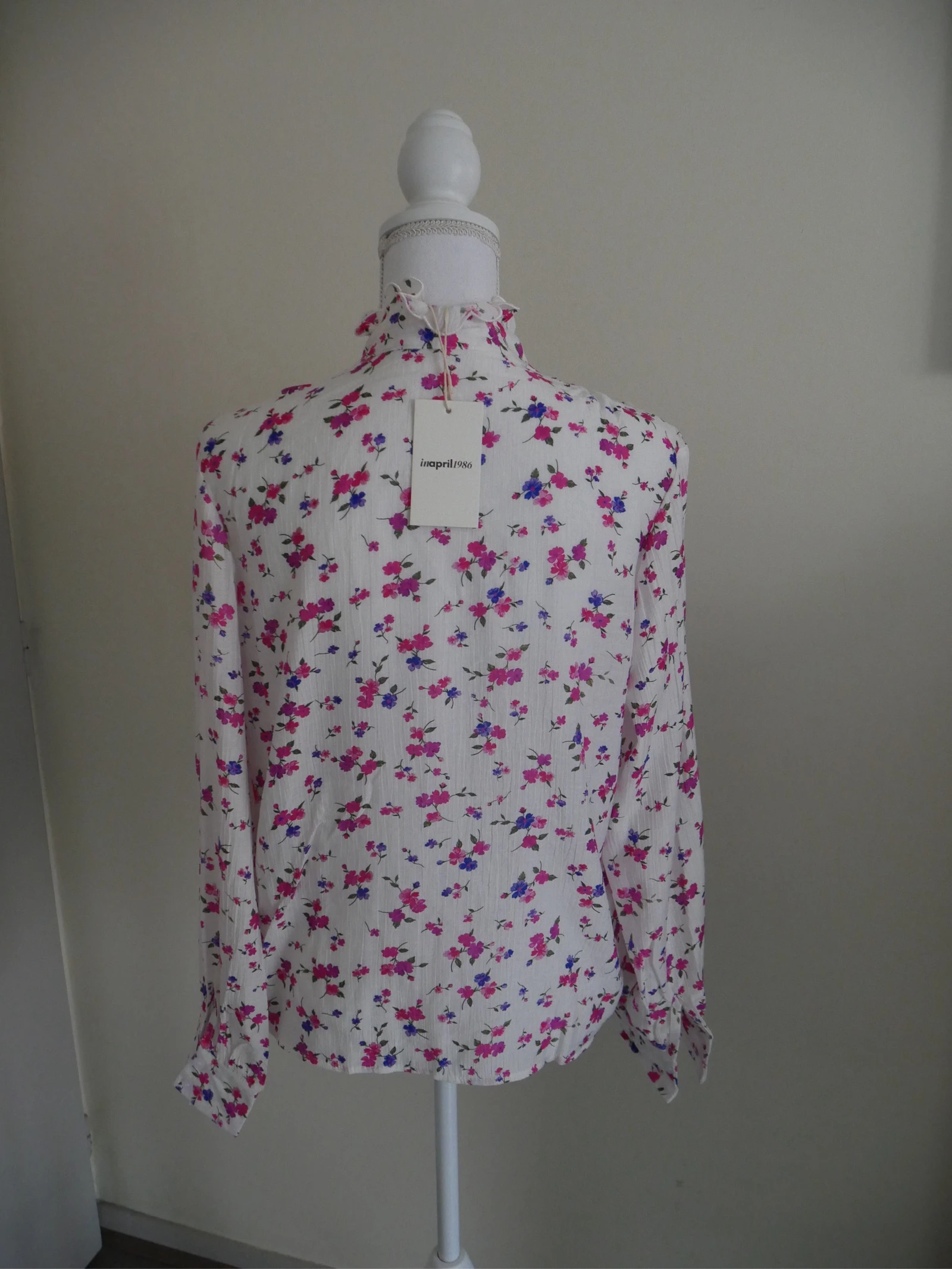 Lichte gebloemde blouse nieuw maat S – photo 2